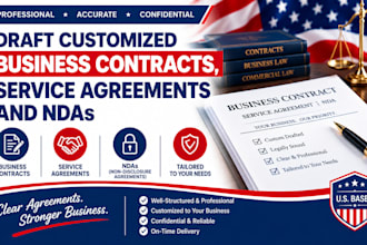 draft customized business contracts, service agreements and ndas