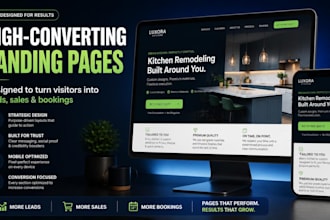 design a landing page that turns visitors into leads