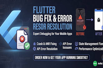 flutter bug fixing and error resolution