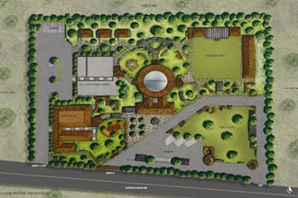 draw propose house site plan, eco village site plan, topographic survey drawing