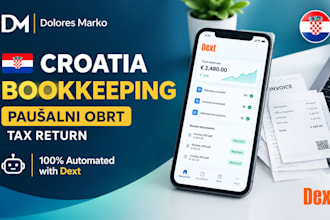 do croatia bookkeeping pausalni obrt and po sb tax filings with dext automation
