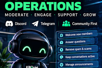 manage and moderate your discord telegram crypto community