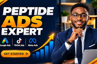 setup peptide marketing fix peptide ads google ads tiktok ads peptide meta ads