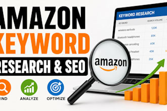 amazon keyword research and SEO for product listings