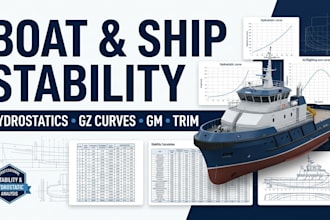 perform boat and ship stability and hydrostatic calculations