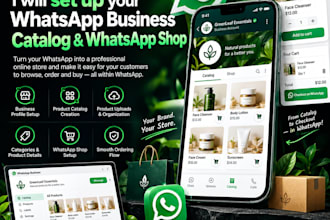 set up your whatsapp business catalog and ordering system