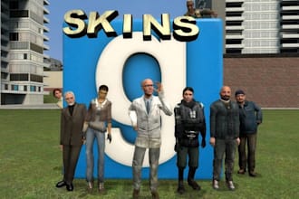 create a gmod skin or port your player model to garrys mod gmod source engine