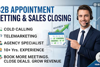 do website and marketing agency sales closing appointment setting telemarketing
