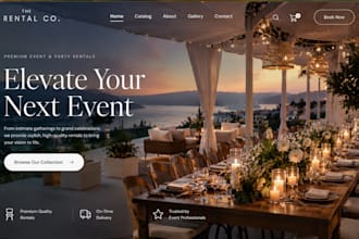 build wix party rental website wix event equipment rental booking