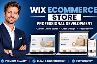 build wix store ecommerce website products seo cart business payment gateway