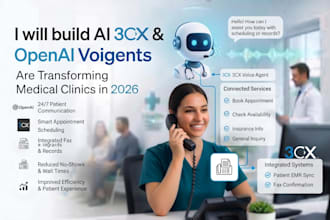 build ai 3cx openai voice agent fax healthcare automation medical receptionist