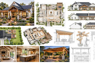 draw architectural floor plan renovation and home addition porch pergola permit