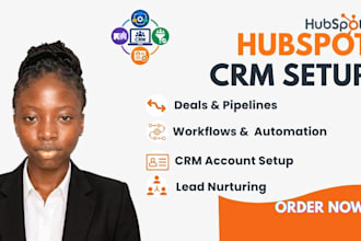 set up hubspot zoho crm monday com pipedrive automation lead nurturing workflows