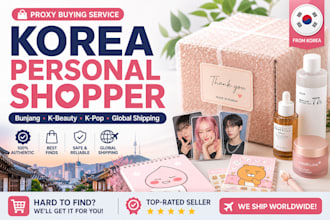 be your personal shopper in korea