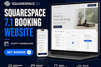build squarespace 7 1 booking website with acuity scheduling