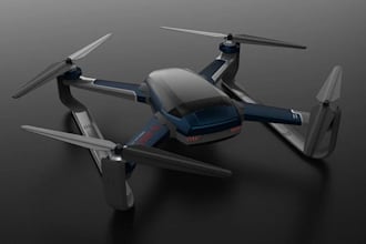 design an ai fire rescue drone for high rise survivor detection