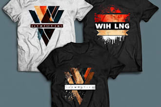 design detailed graphic t shirt artwork for apparel and merch
