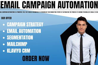setup campaign strategy automation segmentation newsletter mailchimp klaviyo CRM