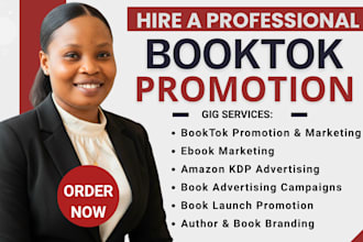 do viral booktok book promotion ebook marketing amazon KDP ads, book advertising