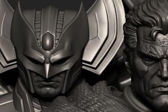 sculpt custom 3d miniatures, fantasy characters, monsters, stl files, rpg models