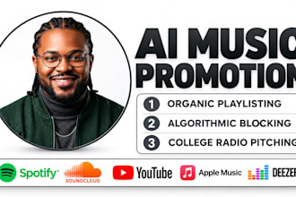 promote your suno or udio ai music to college radio stations