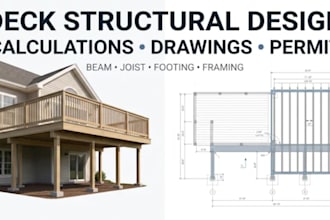 design tx, fl, al and ml deck, carport, patio, screened in and floor plans