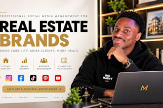 be your real estate social media manager and content creator realtor marketing
