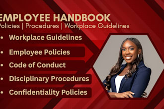 write a professional employee handbook for your business