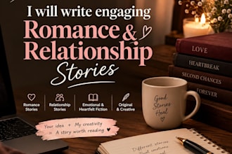 write engaging romance and relationship stories