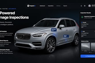 build ai vehicle damage inspection app with photo analysis, damage report