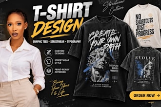 design custom tshirt design graphics t shirt streetwear design typography tshirt