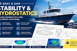 design unmanned surface vessel usv hull and perform marine analysis