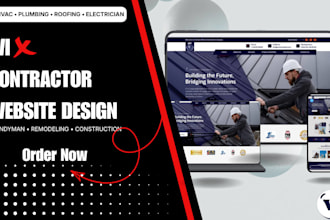 build hvac website handyman website remodeling website wix contractor website