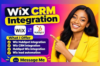 setup wix hubspot integration wix crm integration wix lead automation