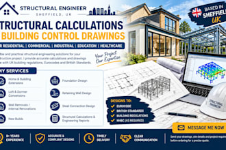 provide structural calculations for UK building regulations