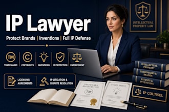 protect your brand and inventions as your dedicated IP lawyer