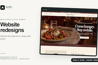 redesign your business website with a modern responsive look