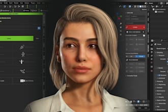 model, rig and add facial rig to character for reallusion iclone, cc4,cc5 model