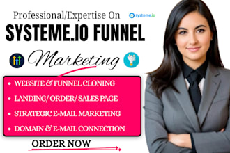 systeme io website systeme io landing page online course systeme io sales funnel