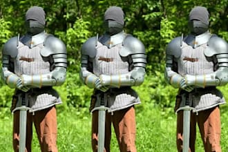 create custom eva foam armor pepakura pattern for cosplay