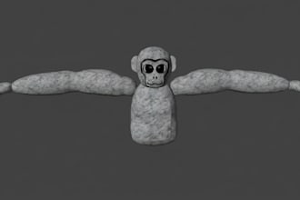 create a custom gorilla tag fan game player model