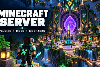 develop your minecraft server custom with plugins mods and modpacks