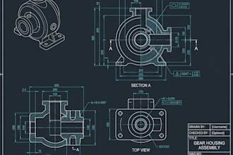 create professional 2d technical drawings in autocad