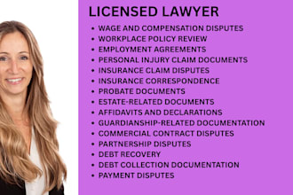 handle insurance disputes, accident claims, and injury settlement matters