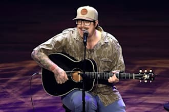 play professional country and country rock acoustic guitar for your song