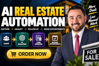 build ai real estate lead follow up and appointment automation