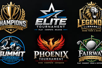design a professional sports, competition, championship, event tournament logo