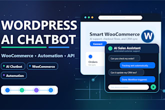 build an ai chatbot for wordpress and woocommerce