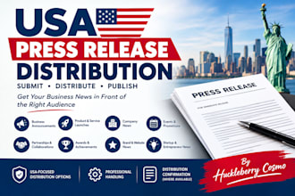 do USA press release distribution publish press release submit press release