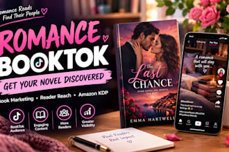 promote your romance novel to booktok readers with targeted book marketing